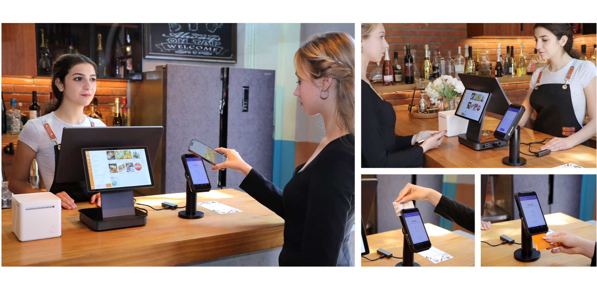 CodePay Register hardware in real cafe and bar settings