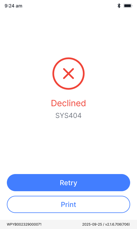 Declined
