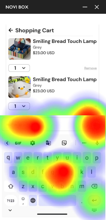 Gift message heatmap 2