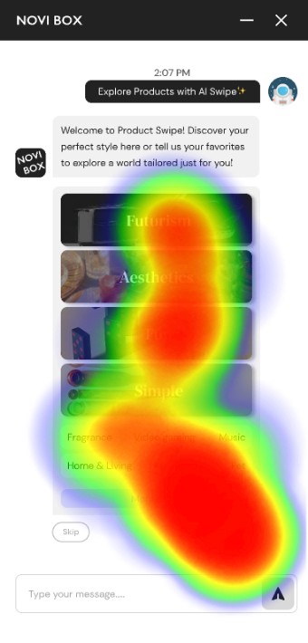 Swipe heatmap 1