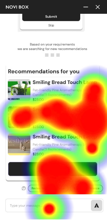 Gift finder heatmap 3