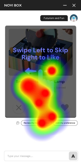 Swipe heatmap 2